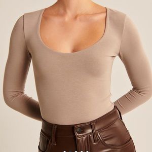 Long-Sleeve Cotton Seamless Bodysuit